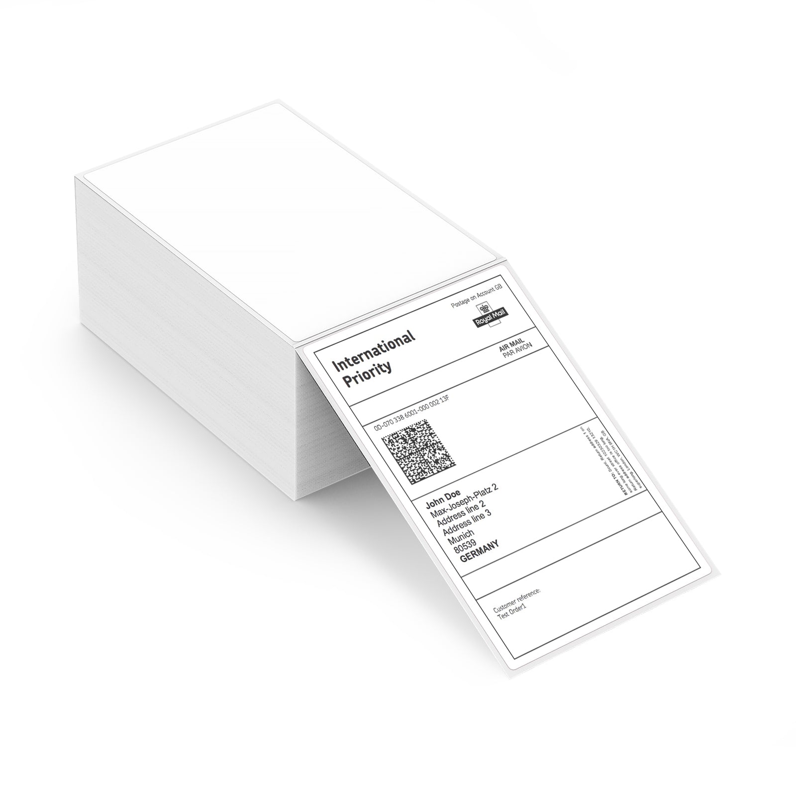 MUNBYN 4x6 Direct Fan-fold Thermal Shipping Labels kits