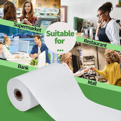 MUNBYN 80 × 50 mmThermal Receipt Paper Rolls for POS Printers