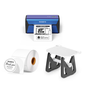 MUNBYN RealWriter 401AP AirPrint 300DPI Voice Controlled Thermal Printer Kits