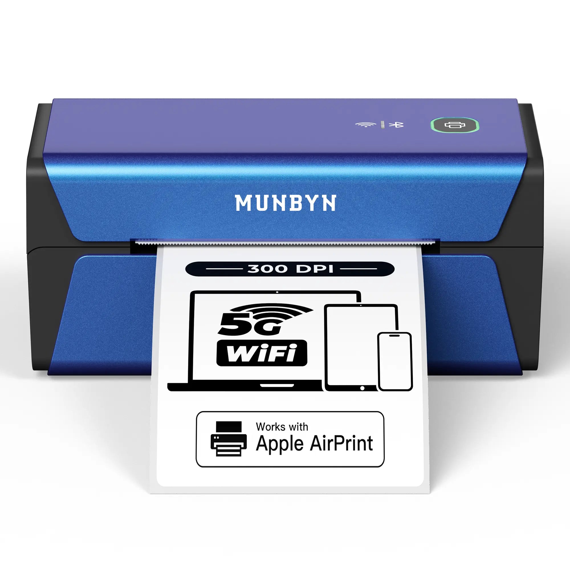 MUNBYN RealWriter 401 AirPrint 300DPI Voice Controlled Thermal Printer