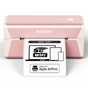 MUNBYN RealWriter 401 AirPrint 300DPI Voice Controlled Thermal Printer