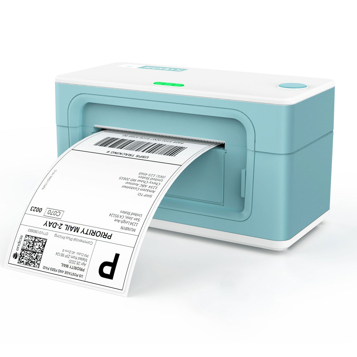 The MUNBYN USB 4x6 thermal sticker label printer is a high-speed, reliable, and easy-to-use printer that is perfect for printing shipping labels, address labels, and other custom labels.