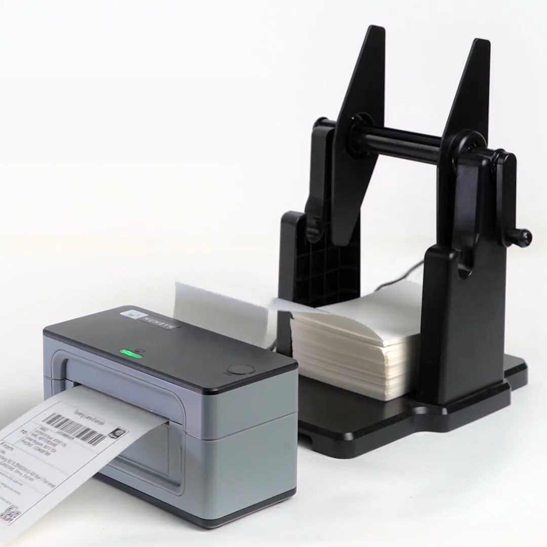 MUNBYN Portable 4x6" Thermal Shipping Label Holder With Built-in Postal Scale