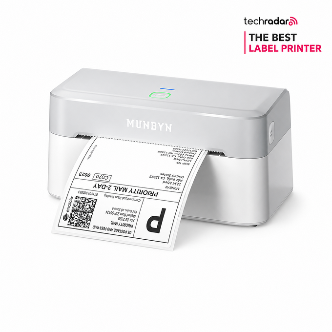 MUNBYN RW403B Bluetooth Thermal Label Printer for Shipping and Product Labelling