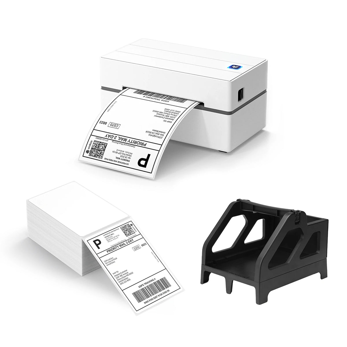 MUNBYN USB Thermal Label Printer P130 Starter Kit