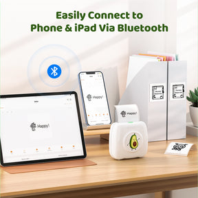 With the convenience of Bluetooth connection, you can print anywhere and anytime with just a few taps on your device.