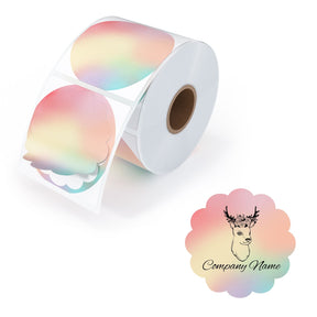 MUNBYN rainbow-colour thermal labels are suitable for users to print stickers at home.