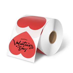 MUNBYN Heart Shape Stickers are hand-writable, allowing you to add a personal touch to your packages or products.