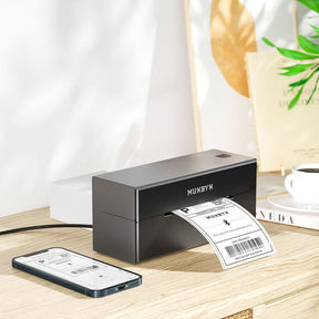 The MUNBYN Bluetooth thermal shipping label printer is a versatile and efficient label printing solution that can print high-quality shipping labels and address labels.