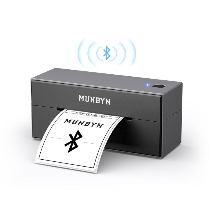 munbyn commercial label printer, best bluetooth thermal printer for shipping labels, wireless label printer, best bluetooth label printer, custom label printer,